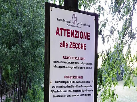 Tbe: una vittima in Trentino